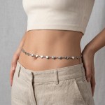 Gold Plated Heart Link Belly Chain Necklace