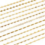 Gold Plated Heart Link Belly Chain Necklace