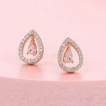 Waterdrop Cubic Zirconia Stud Earrings for Women
