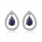 Waterdrop Cubic Zirconia Stud Earrings for Women