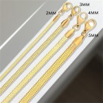 Gold Color Stainless Steel Blade Chain Anklet for Women