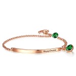 Rose Gold Austrian Crystal Bracelet for Women