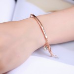 Rose Gold Austrian Crystal Bracelet for Women