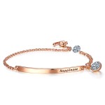Rose Gold Austrian Crystal Bracelet for Women