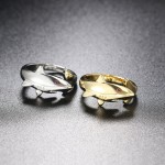 Adjustable Gold Shark Ring for Men and Women