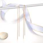 Simple Spiral Earrings for Women Rose Gold Fashion Jewelry
