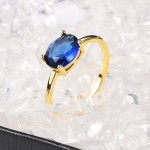 Oval Candy Stone Zircon Wedding Ring for Women