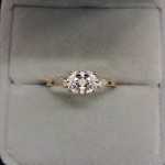 Oval Candy Stone Zircon Wedding Ring for Women