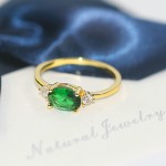 Oval Candy Stone Zircon Wedding Ring for Women