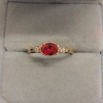 Oval Candy Stone Zircon Wedding Ring for Women