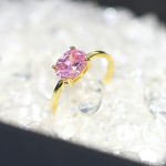 Oval Candy Stone Zircon Wedding Ring for Women