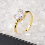 Oval Candy Stone Zircon Wedding Ring for Women
