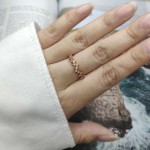 ZHOUYANG Rings For Women New Delicate Style Micro Inlay Zircon 3 Color The Star Finger Ring Gift Fashion Jewelry R898