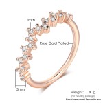 ZHOUYANG Rings For Women New Delicate Style Micro Inlay Zircon 3 Color The Star Finger Ring Gift Fashion Jewelry R898