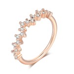 ZHOUYANG Rings For Women New Delicate Style Micro Inlay Zircon 3 Color The Star Finger Ring Gift Fashion Jewelry R898
