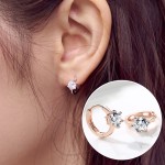 Crystal Cubic Zirconia Hoop Earrings for Women