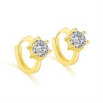 Crystal Cubic Zirconia Hoop Earrings for Women