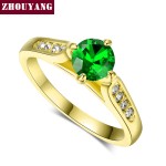 Classic Prong-Setting CZ Rose Gold Engagement Ring for Women