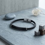 Twisted Woven Imitation Leather Bracelet for Women and Couples