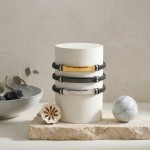 Twisted Woven Imitation Leather Bracelet for Women and Couples