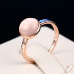 Cat's Eye Stone Ring for Women, Rose Gold Color Fashion Jewelry Gift