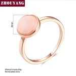 Cat's Eye Stone Ring for Women, Rose Gold Color Fashion Jewelry Gift