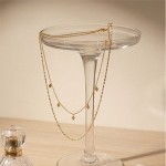 Women's Multi-Layer Gold Rhombus Choker Necklace