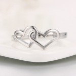 Heart to Heart Rose Gold Ring for Women