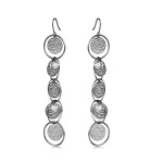 Hollow Out String Circle Drop Earrings for Women - 5 Styles