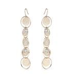 Hollow Out String Circle Drop Earrings for Women - 5 Styles