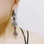 Hollow Out String Circle Drop Earrings for Women - 5 Styles