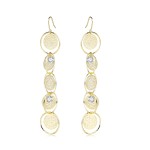 Hollow Out String Circle Drop Earrings for Women - 5 Styles