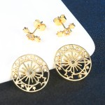 Ferris Wheel Cubic Zirconia Star Stud Earrings for Women