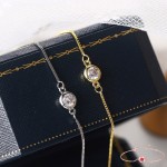 Simple Zircon Gold Color Anklet for Women Beach Jewelry