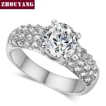 7mm 1.5ct AAA+ CZ Rose Gold Wedding Ring for Women