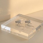 Y2K Star Tassel Ear Cuff with Shiny Zircon for Women