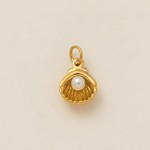 Gold Stainless Steel Starfish Shell Charm for DIY Bracelet Necklace Making