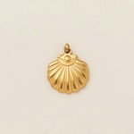 Gold Stainless Steel Starfish Shell Charm for DIY Bracelet Necklace Making