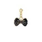 Heart Chess Board Pendant Charm with Bow Tie for DIY Jewelry Making