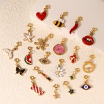 Heart Chess Board Pendant Charm with Bow Tie for DIY Jewelry Making