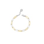 Simple Gold Stainless Steel Chain Bracelet for Women