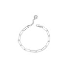 Simple Gold Stainless Steel Chain Bracelet for Women