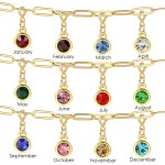 Round Cubic Zirconia Pendant Charm for DIY Jewelry Making