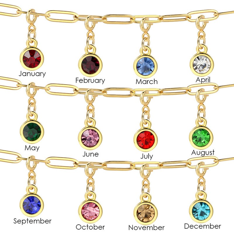 Round Cubic Zirconia Pendant Charm for DIY Jewelry Making