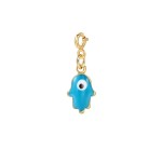 Stainless Steel Devil Eye Pendant Charm for DIY Jewelry