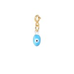 Stainless Steel Devil Eye Pendant Charm for DIY Jewelry