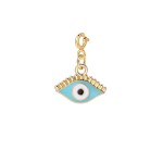 Stainless Steel Devil Eye Pendant Charm for DIY Jewelry