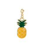 Fruit Pendant Charms for DIY Jewelry Making - Pineapple, Lemon, Avocado, Apple Shapes