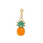 Fruit Pendant Charms for DIY Jewelry Making - Pineapple, Lemon, Avocado, Apple Shapes