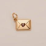 DIY Cartoon Charm Pendant Set for Jewelry Making - Gold Color Charms